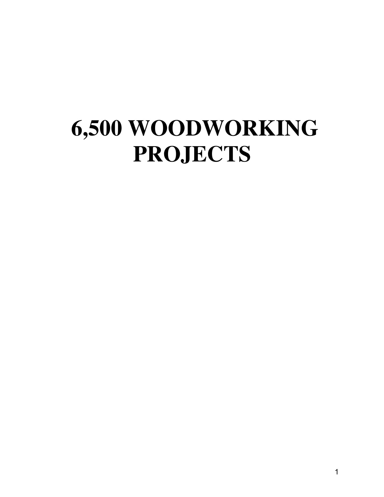 6500 Woodworking Projects Collection Plans & Patterns PDF Guide