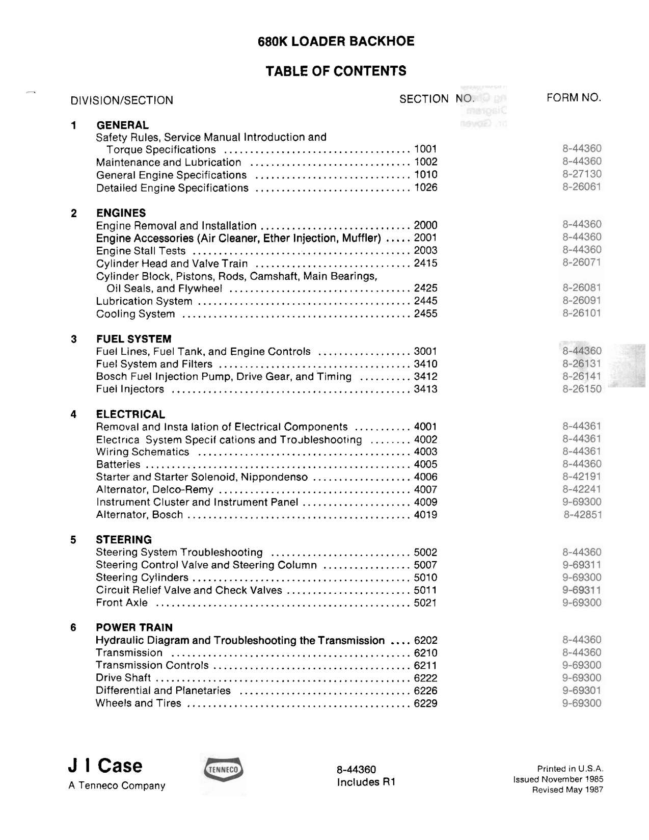 Case 680K Loader Backhoe Service Manual - Complete PDF Guide