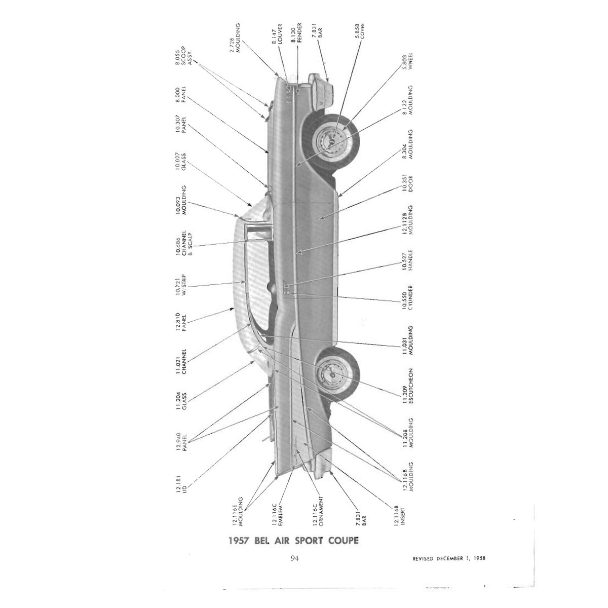 Chevrolet Parts Manual Index 1929-1958 Complete - Image 2