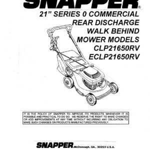 CLP21650RV Parts Manual - Complete PDF Parts Catalog V1