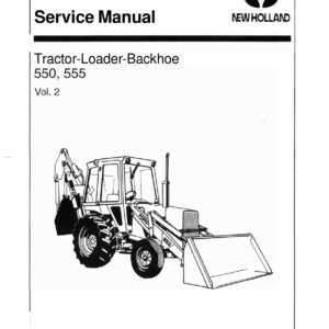 Ford 550 555 Tractor Loader Backhoe Service Manual PDF Download