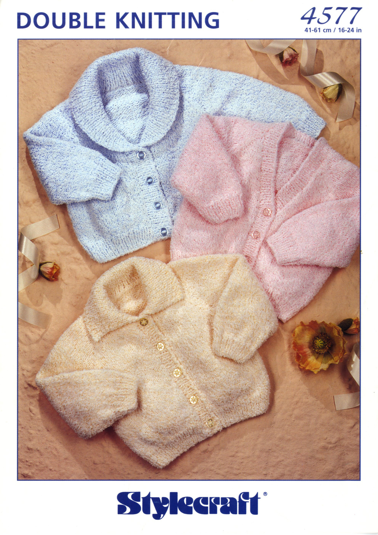Stylecraft 4577 Knitting Pattern - Original Vintage PDF Guide