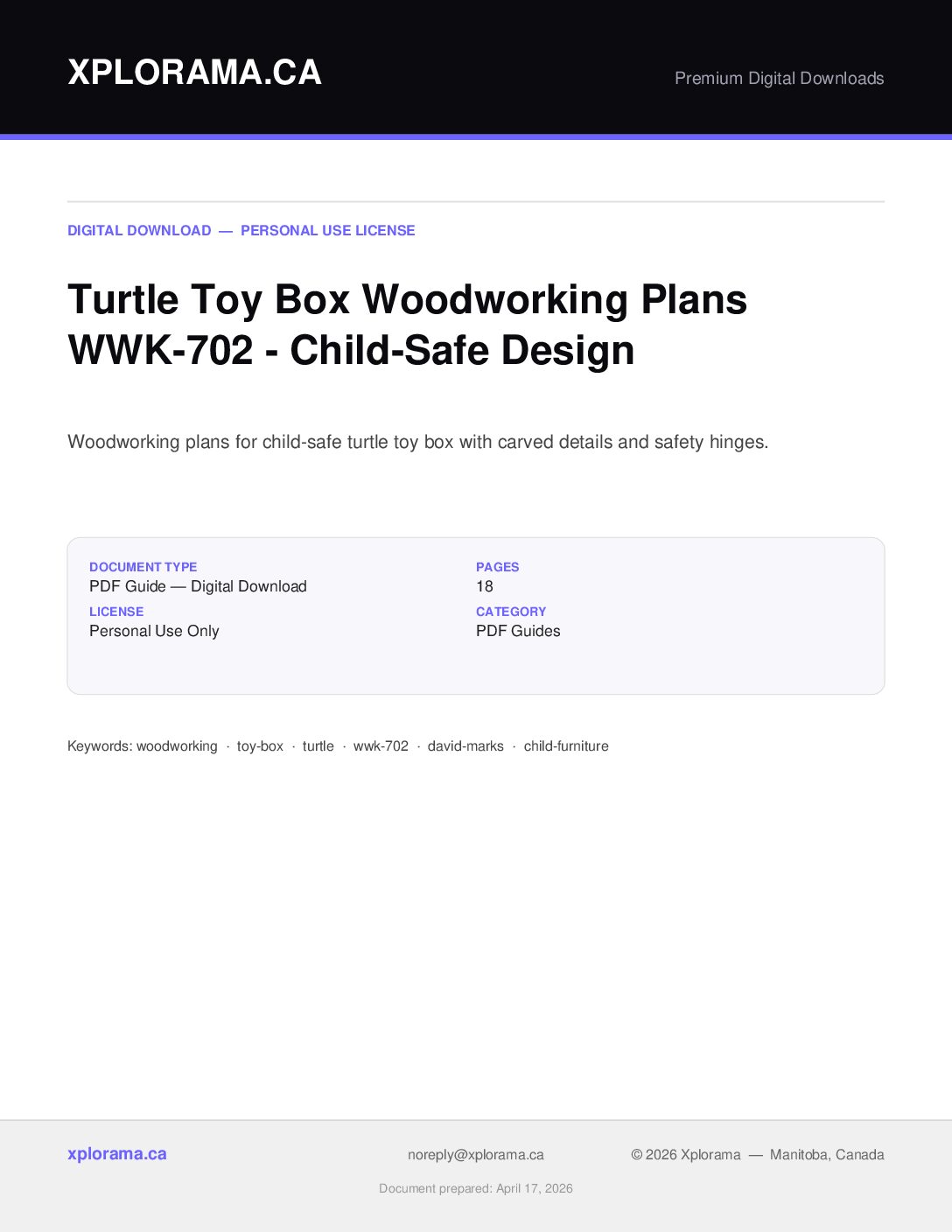 Turtle Toy Box Woodworking Plans - Complete DIY Building Guide
