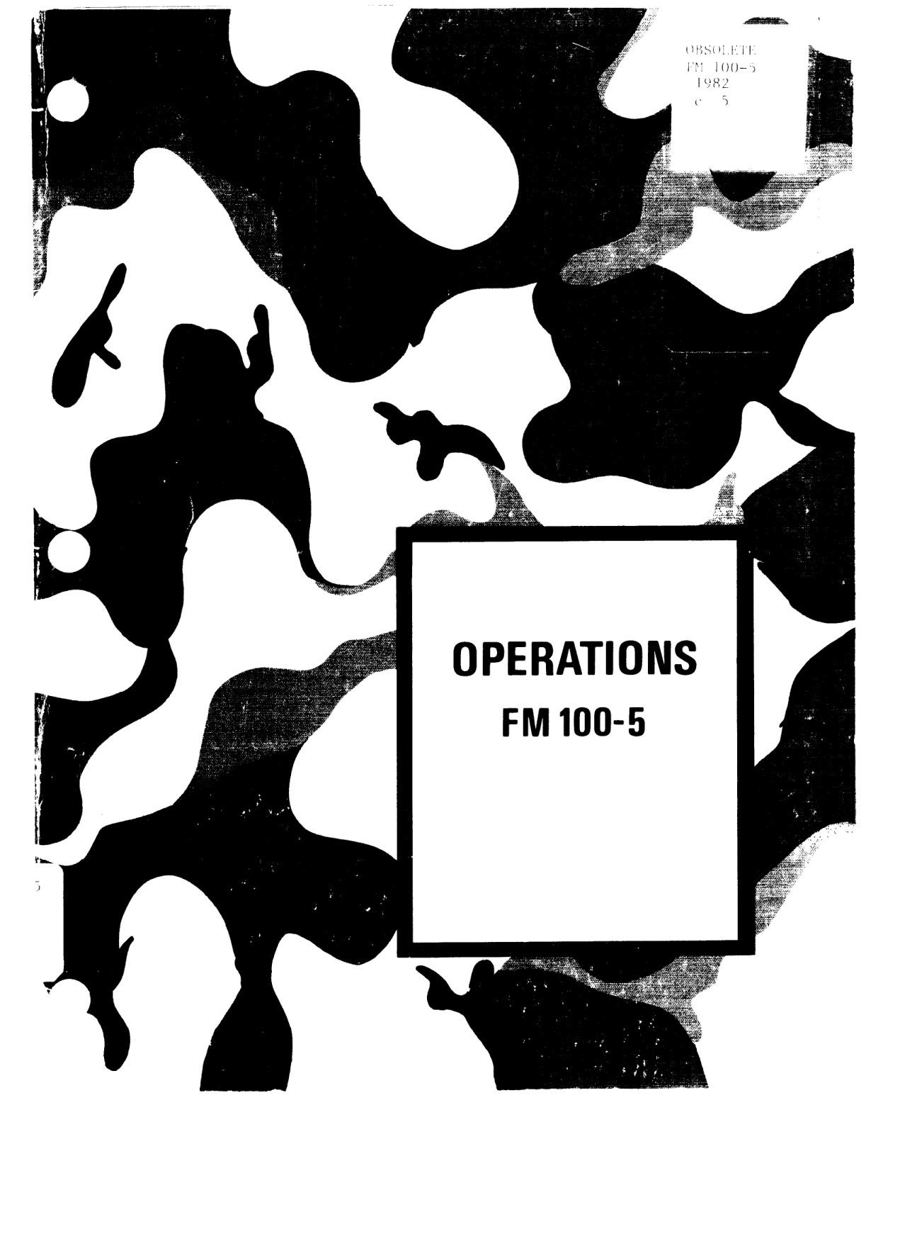 US Army Field Manual FM 100-5 Operations 1982 Complete Set PDF