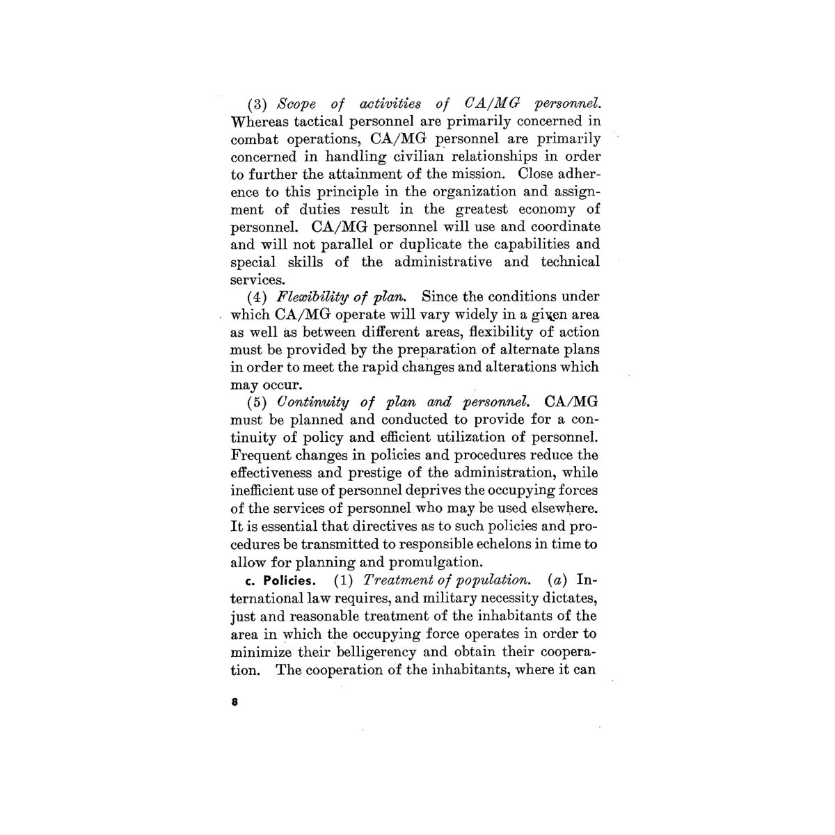 US Army Navy Civil Affairs Military Government Manual V1 V2 PDF - Image 2