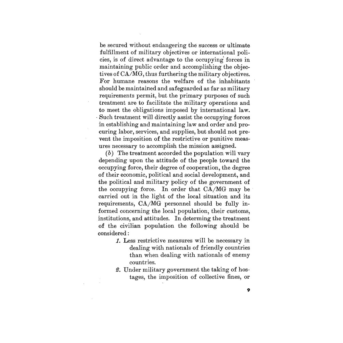 US Army Navy Civil Affairs Military Government Manual V1 V2 PDF - Image 3
