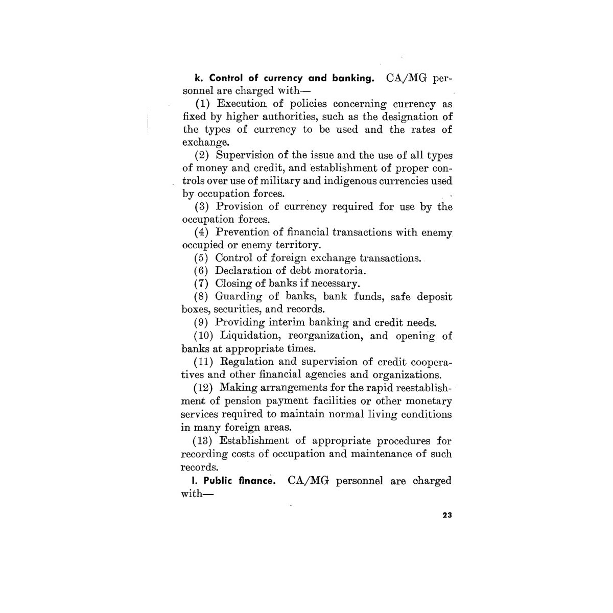 US Army Navy Civil Affairs Military Government Manual V1 V2 PDF - Image 4