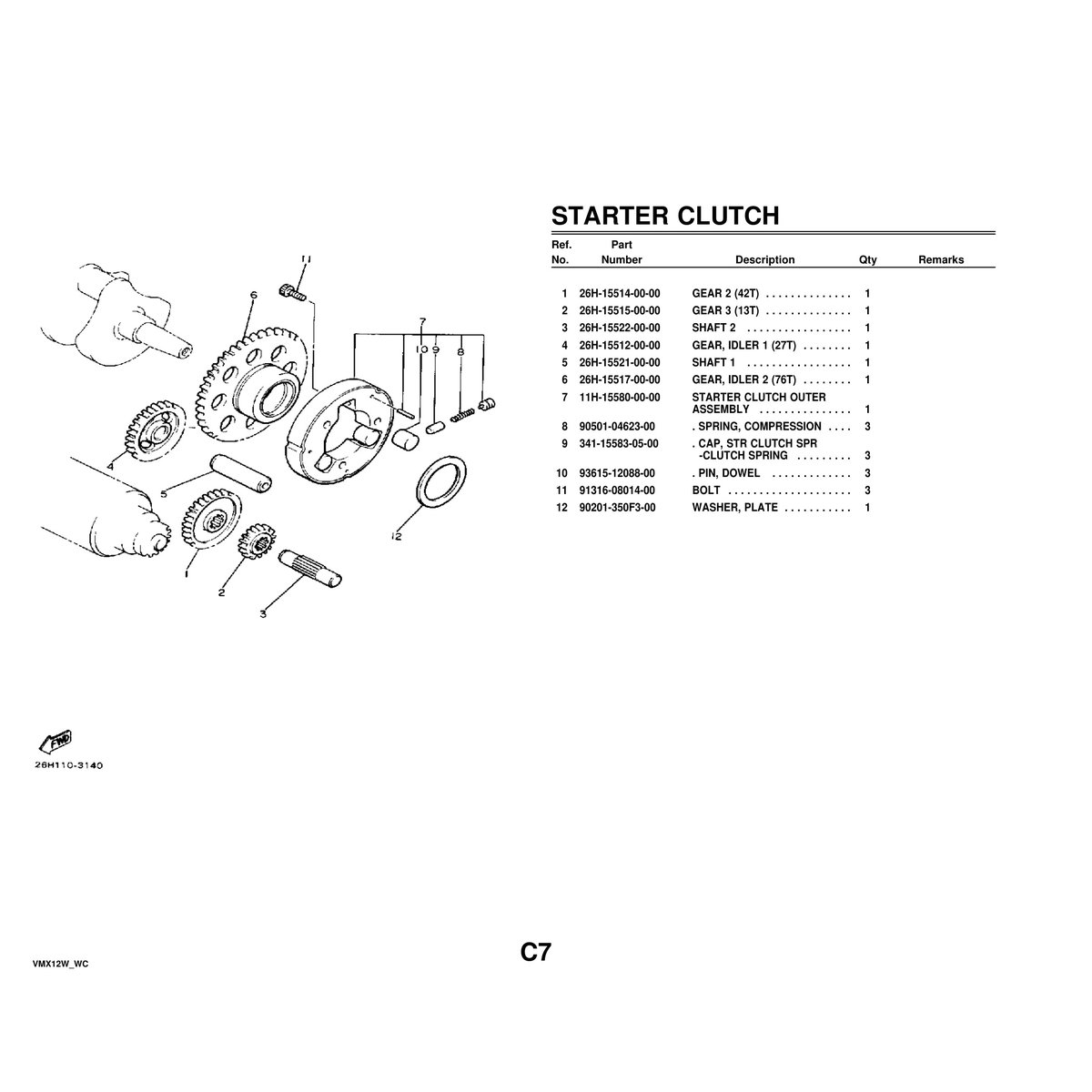 VMX12W Cylinder Head Parts Manual - Complete PDF Guide - Image 4