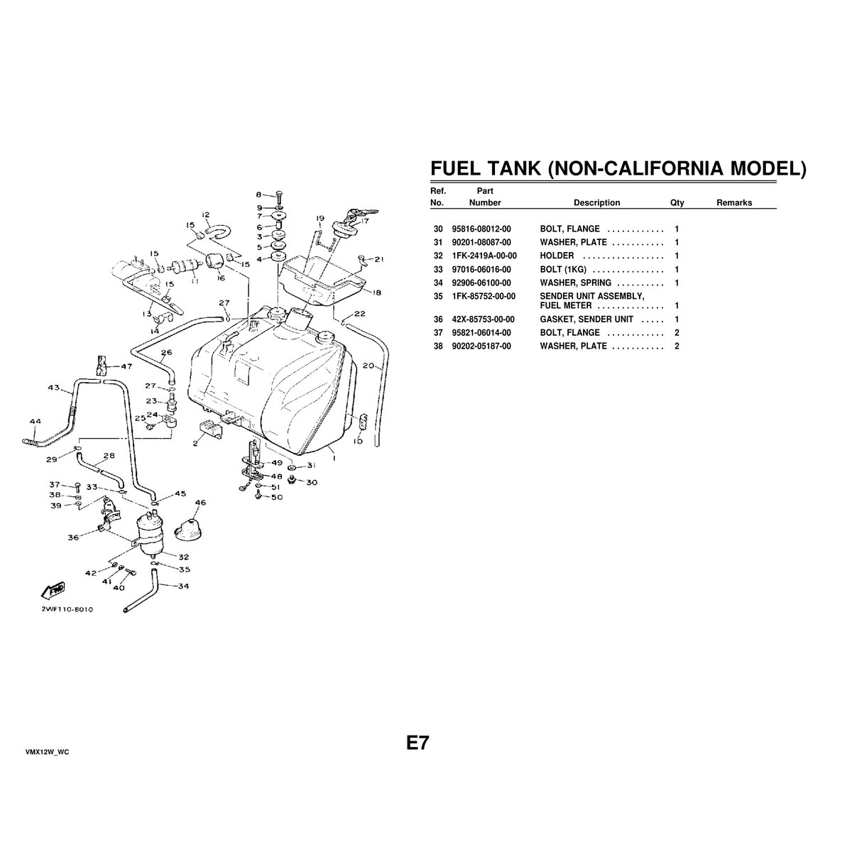 VMX12W Cylinder Head Parts Manual - Complete PDF Guide - Image 6