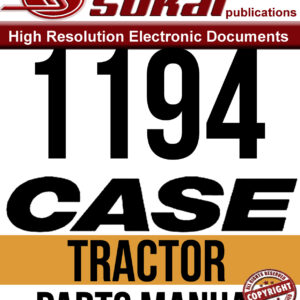 Case 1194 Tractor Service Manual — Complete Factory Repair Manual PDF