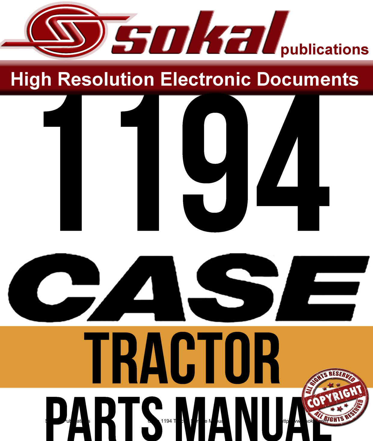 Case 1194 Tractor Service Manual — Complete Factory Repair Manual PDF