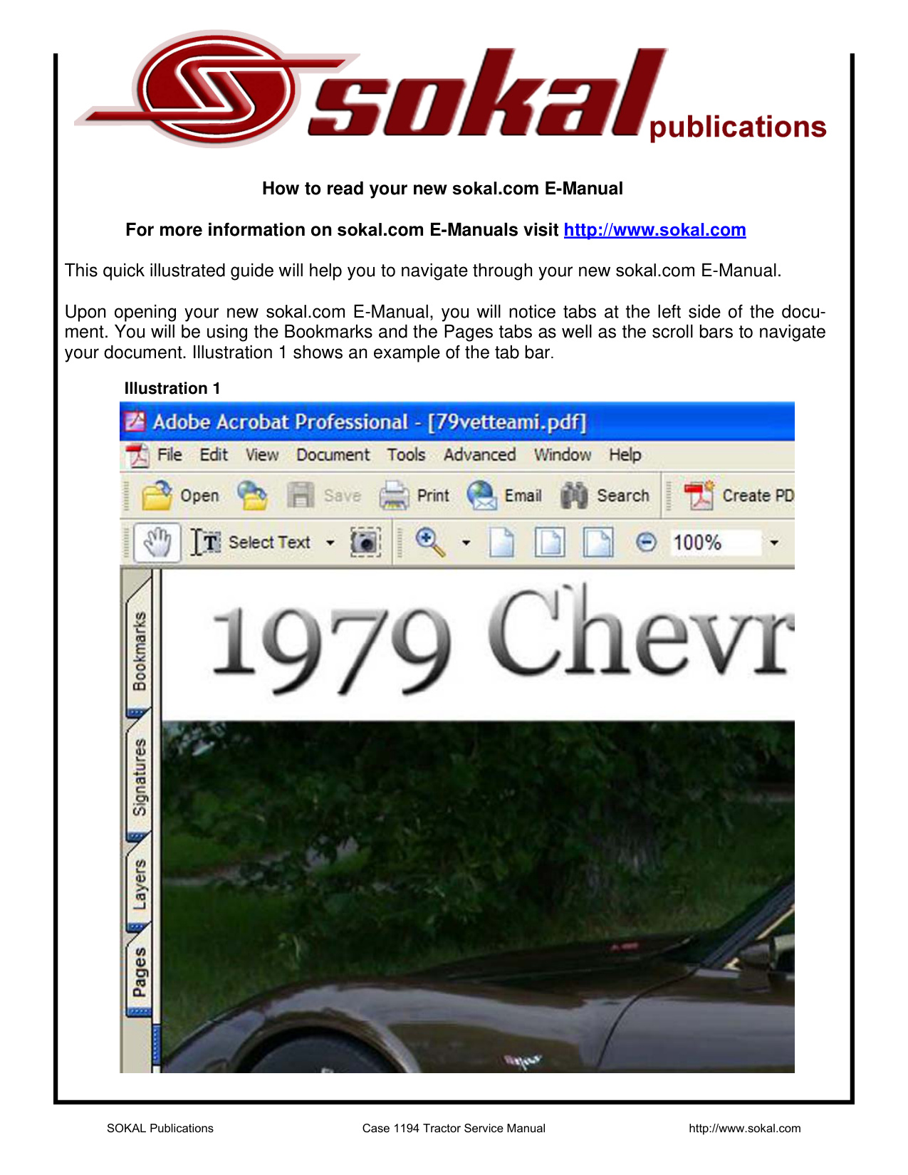 Case 1194 Tractor Service Manual — Complete Factory Repair Manual PDF - Image 3