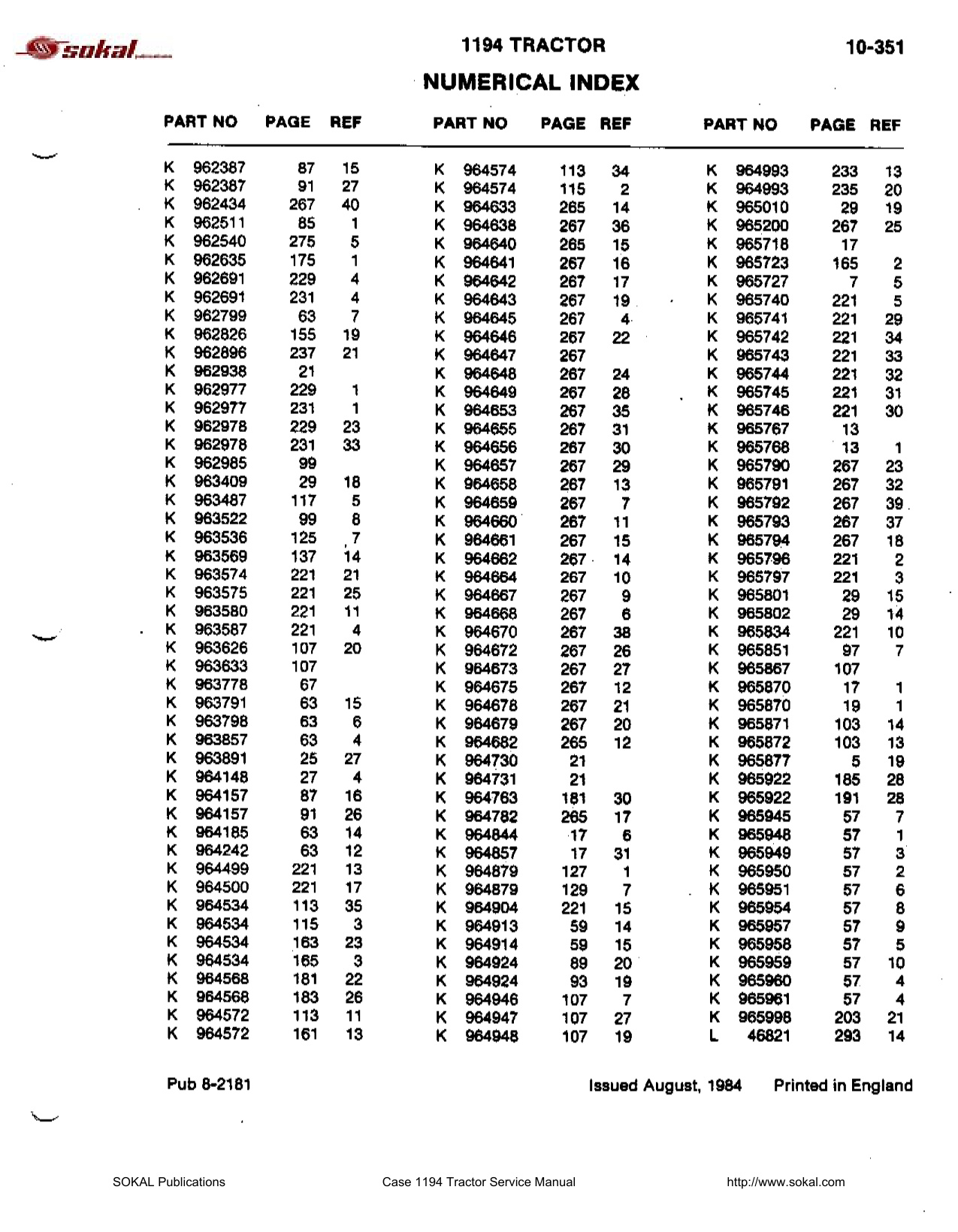 Case 1194 Tractor Service Manual — Complete Factory Repair Manual PDF - Image 7