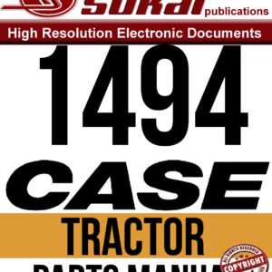Case 1494 Tractor Service Manual — Complete Factory Repair Manual PDF