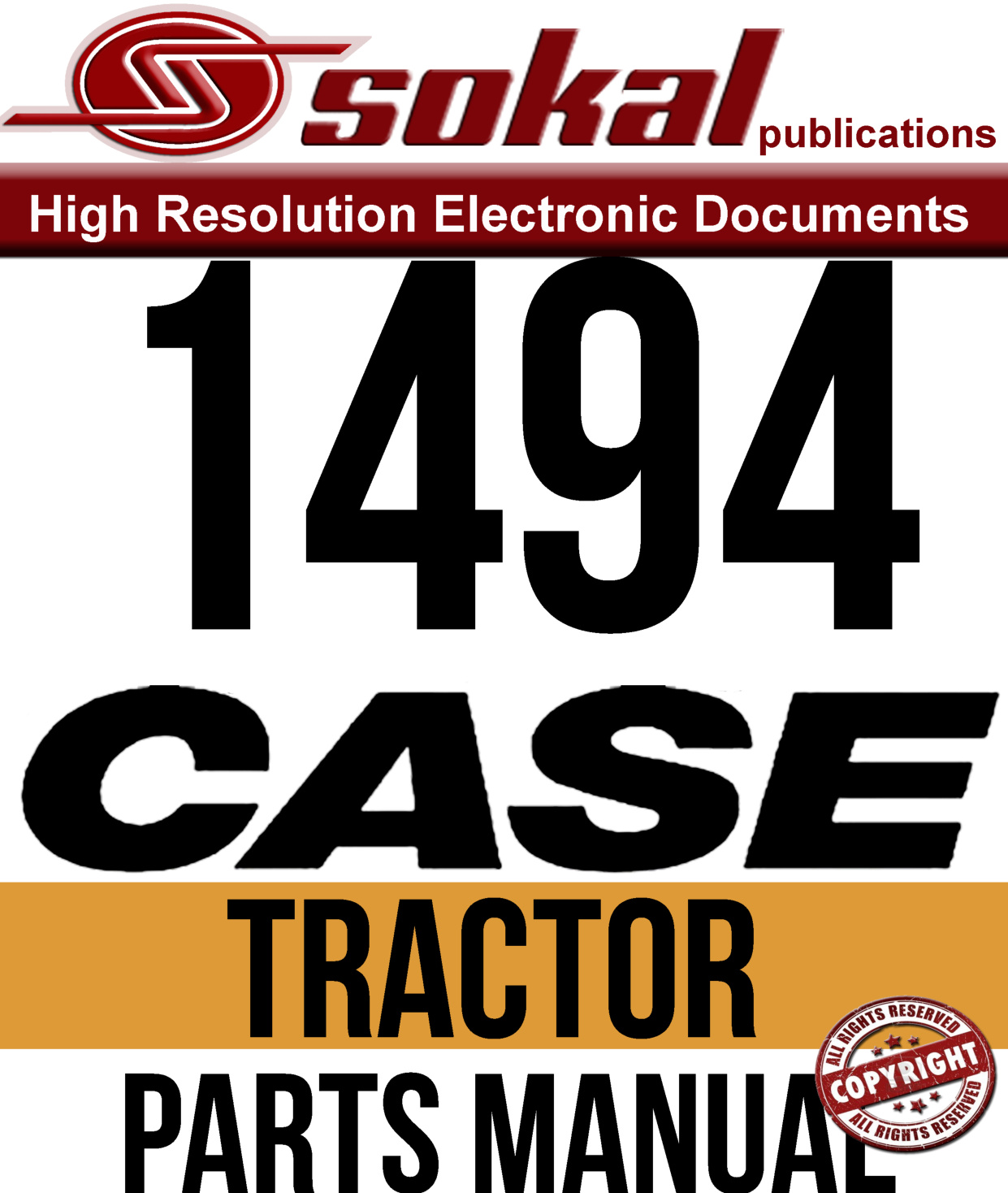 Case 1494 Tractor Service Manual — Complete Factory Repair Manual PDF