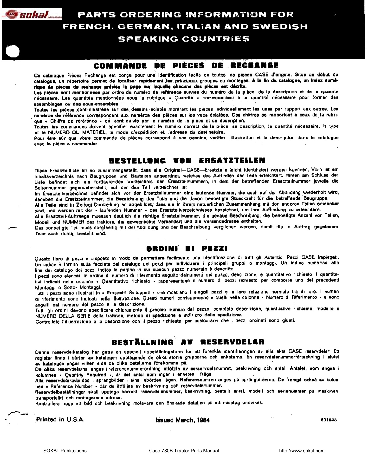 Case 780B Tractor Parts Manual — Complete Parts Catalog PDF - Image 5