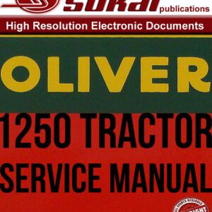 Oliver Cockshutt 1250 Tractor Service Manual — Complete Factory Manual PDF