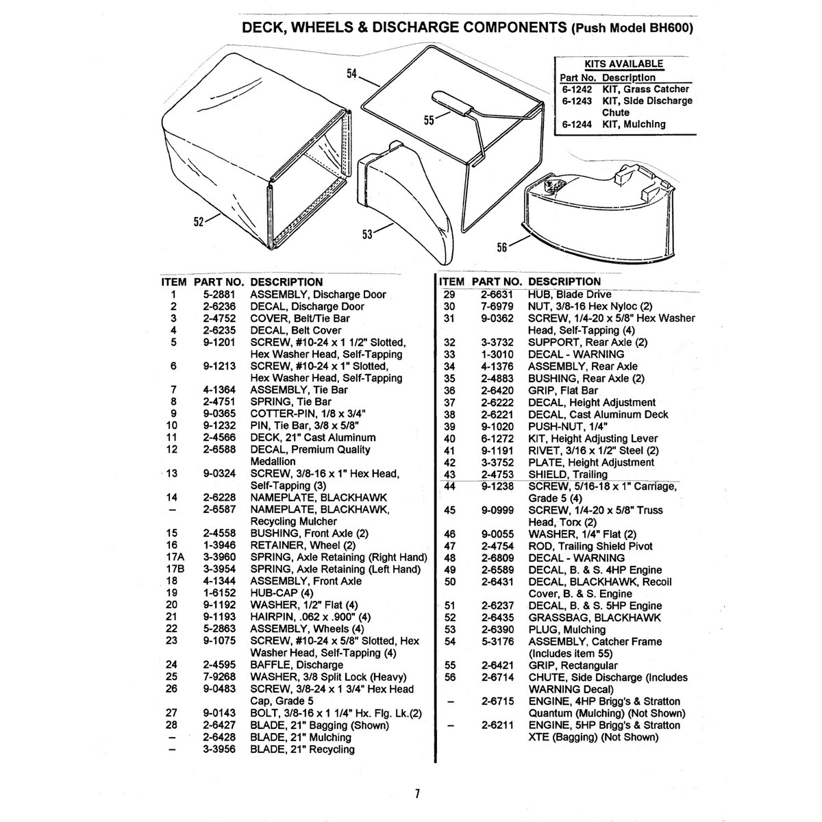 Bobcat BH600SP Backhoe Attachment Specifications Manual PDF - Image 3