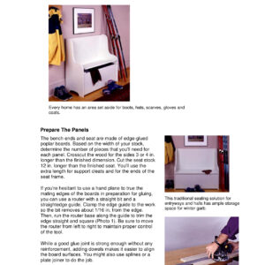 Boot Bench Woodworking Plans - Complete PDF Building Guide