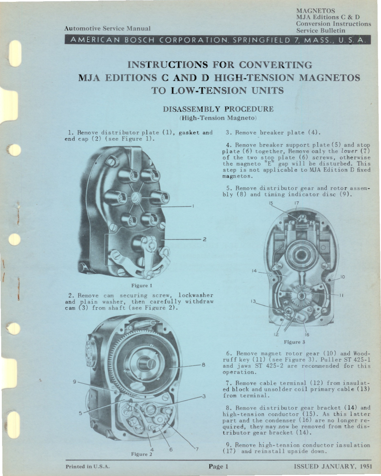 Bosch MJA Magneto Conversion Service Manual PDF Digital Download - Image 2