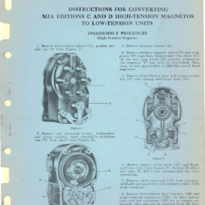 Bosch MJA Magneto Conversion Service Manual PDF Digital Download