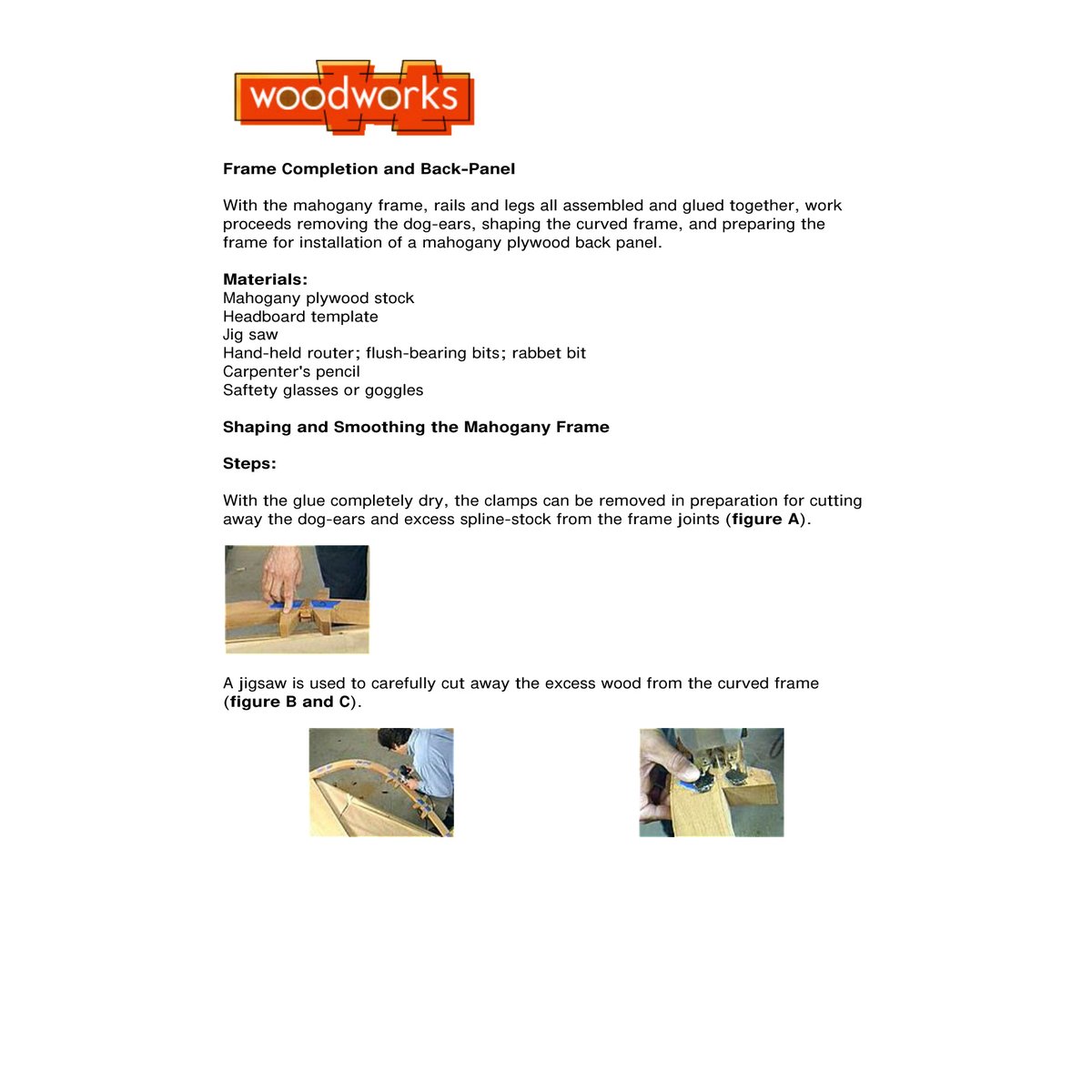 Contemporary Mahogany Headboard Woodworking Plans WWK-107 PDF Guide - Image 3