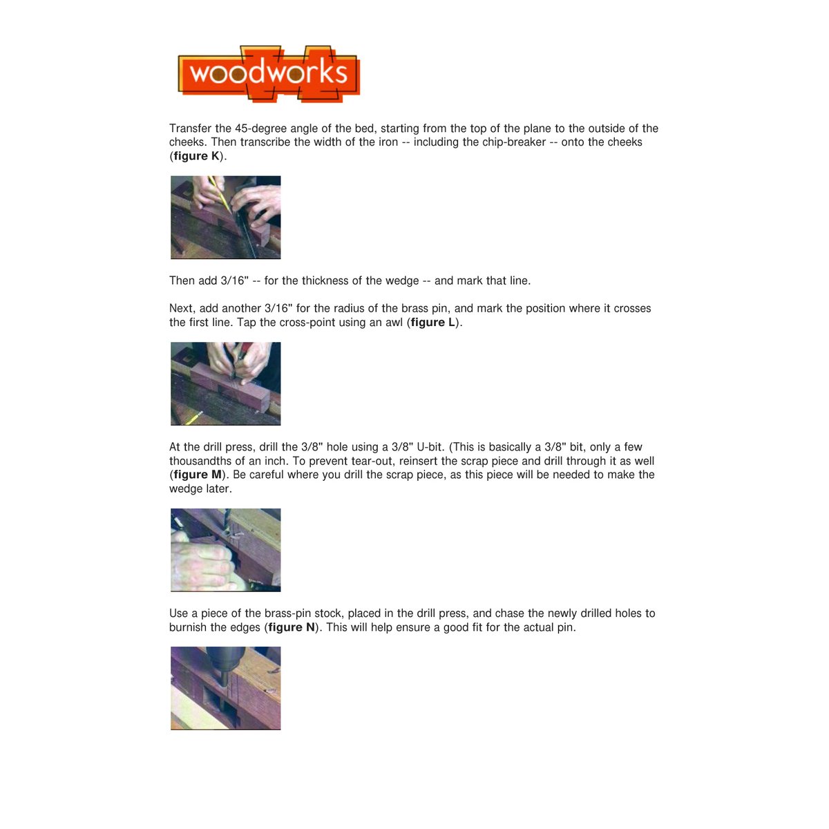 European Hand Plane Woodworking Guide WWK-606 - PDF Manual - Image 3
