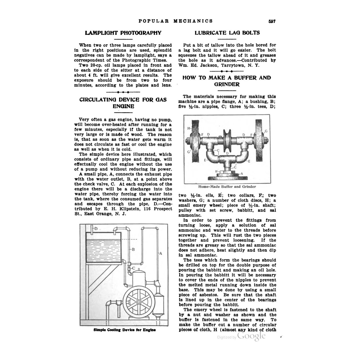 Popular Mechanics Shop Notes Vol.3 1907 Vintage Workshop PDF - Image 5