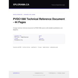 PVDC1580 Technical Reference Document - 44 Pages PDF Guide