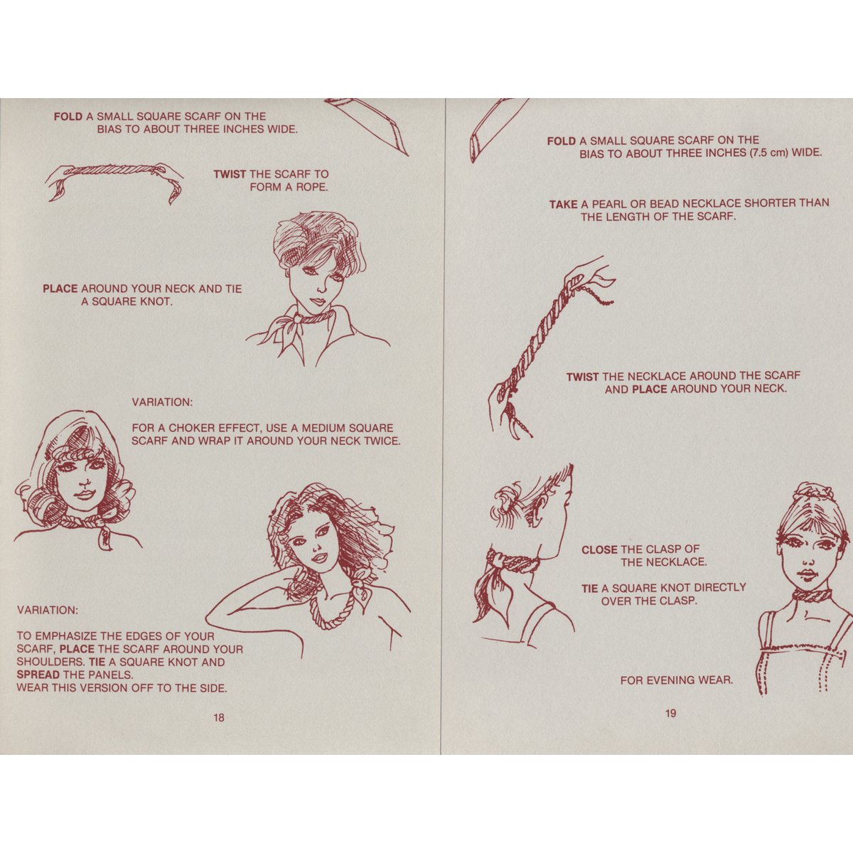 Complete Scarf Tying Techniques Guide - Fashion & Style PDF - Image 2