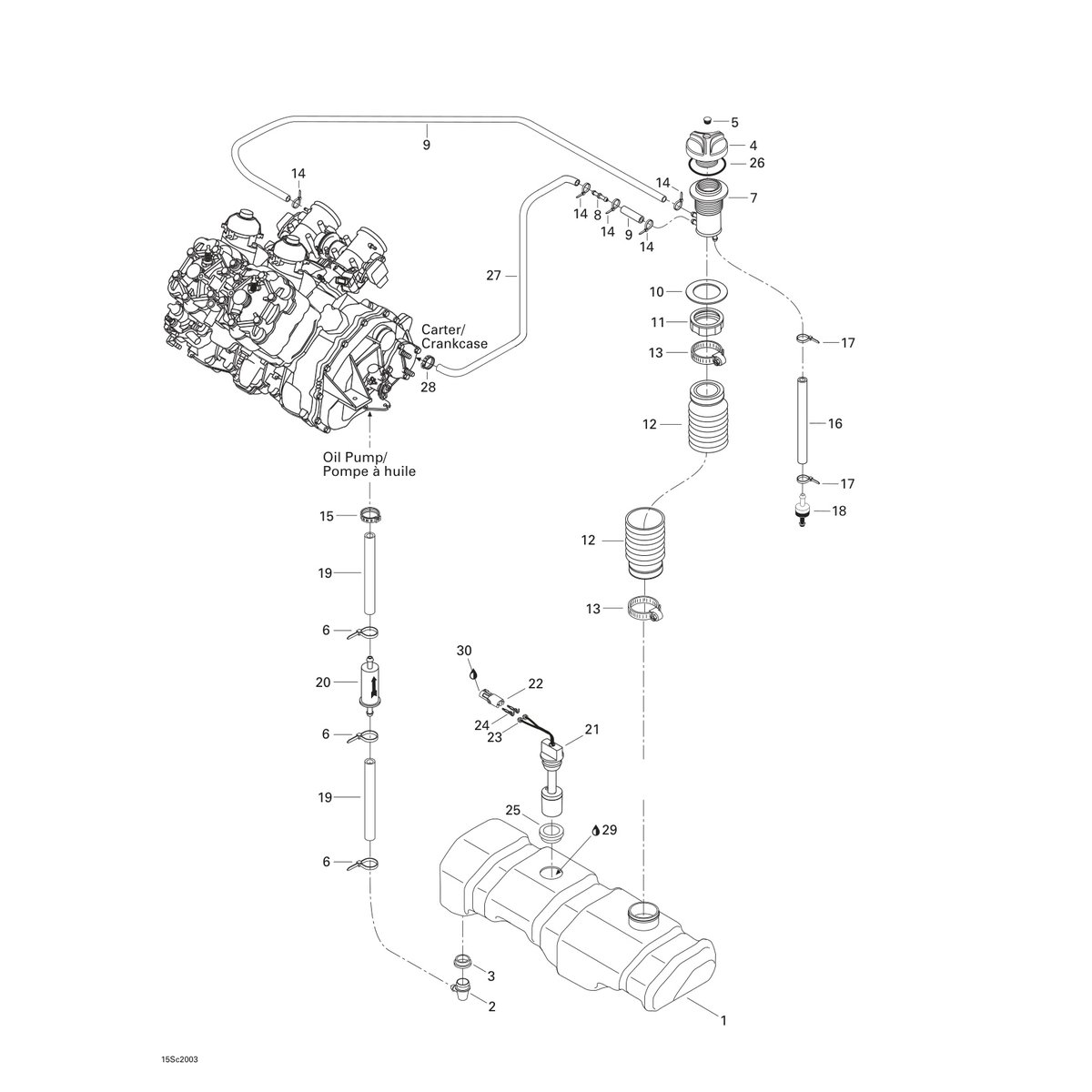 Sea-Doo RX DI 2000 Parts Catalog Manual PDF - Rotax Engine - Image 4
