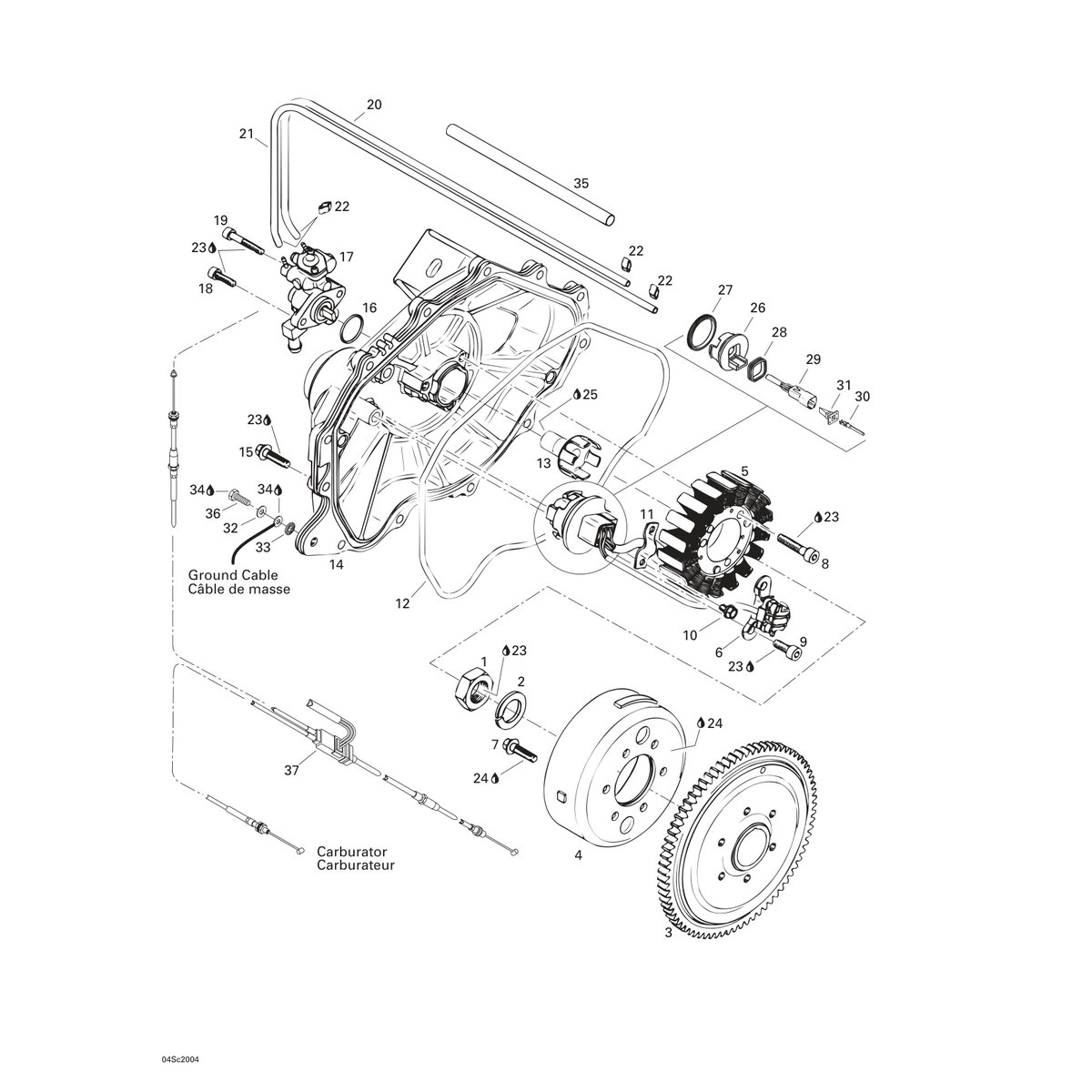 Sea-Doo 5651 5655 XP 2000 Parts Catalog Manual PDF - Image 3
