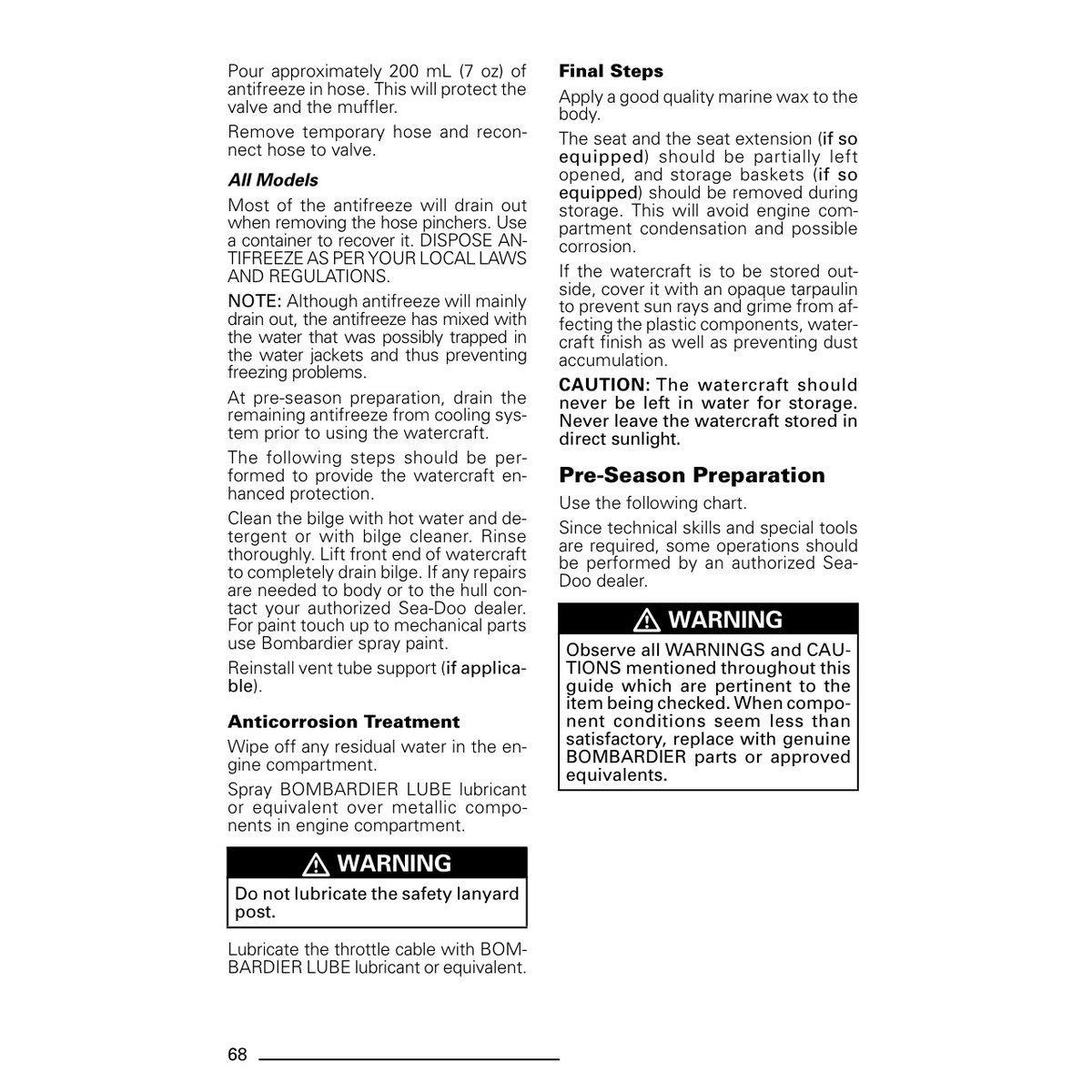 Sea-Doo Personal Watercraft Operator's Guide PDF Manual - Image 6