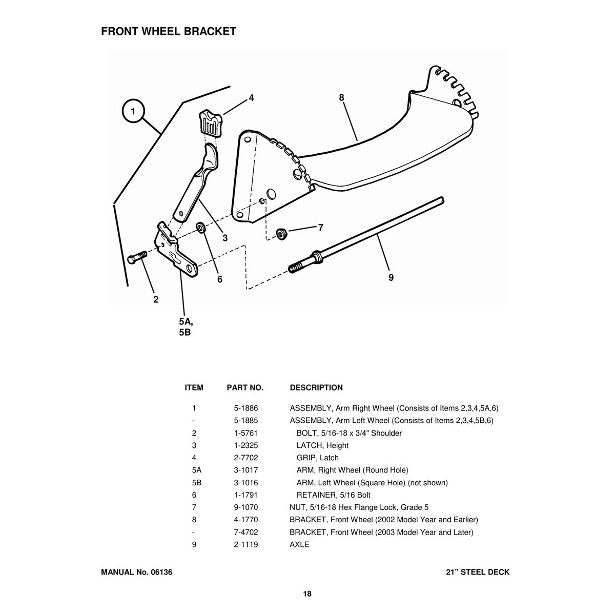 Snapper 2167517BV 21" Steel Deck Walk Behind Mower Parts Manual - Image 3