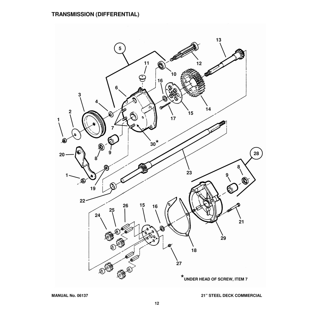 Snapper CP215017HV Commercial Mower Parts Manual PDF - 24 Pages - Image 2