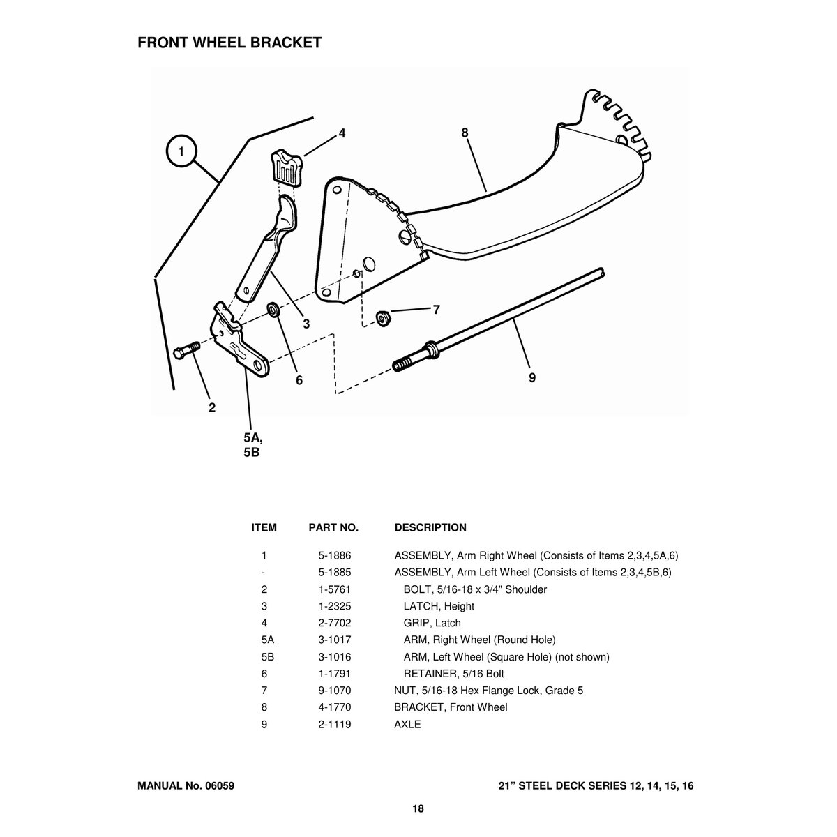 Snapper FRP216016 21" Steel Deck Walk Behind Mower Parts Manual - Image 3