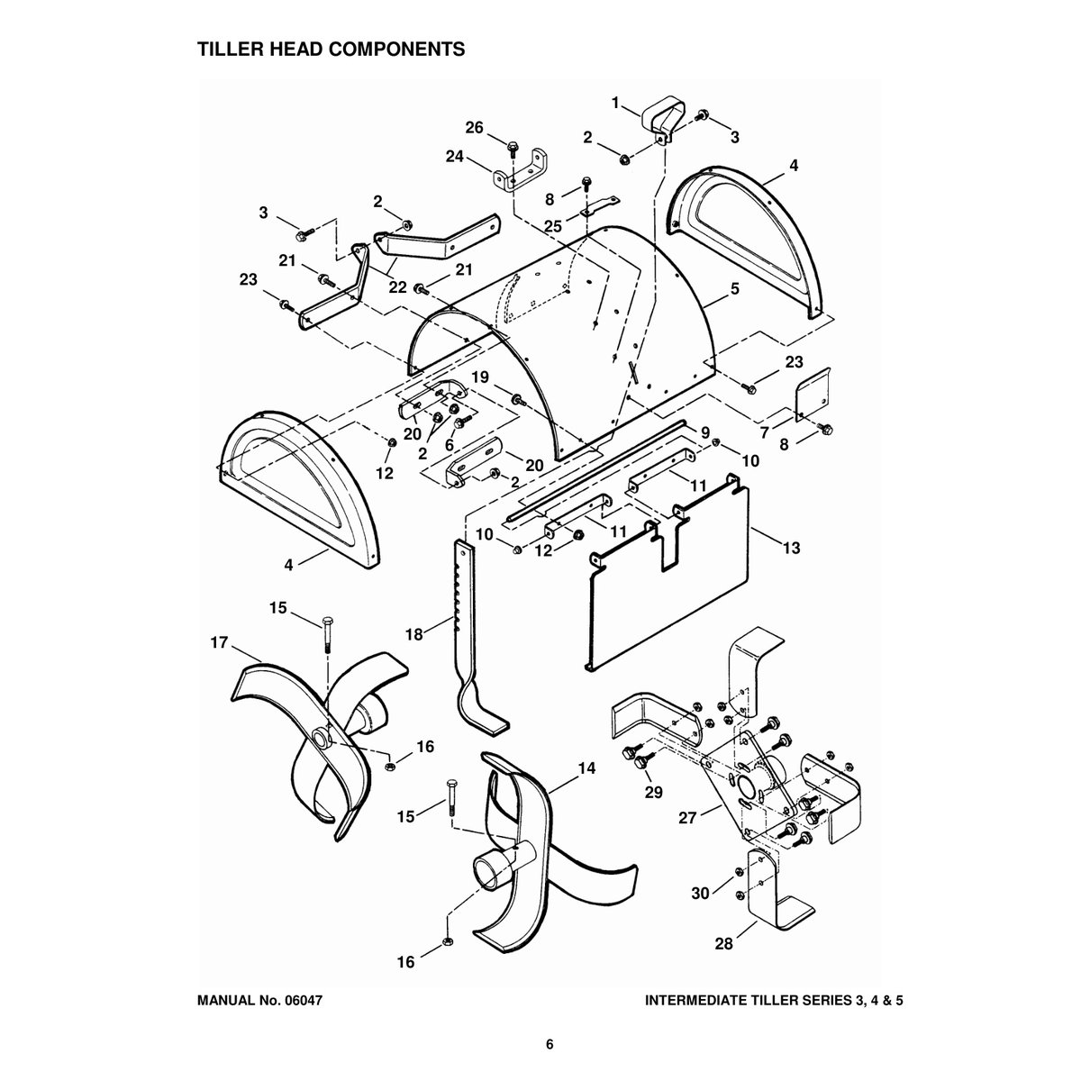 Snapper ICFR5505BV Intermediate Rear Tine Tiller Parts Manual - Image 2