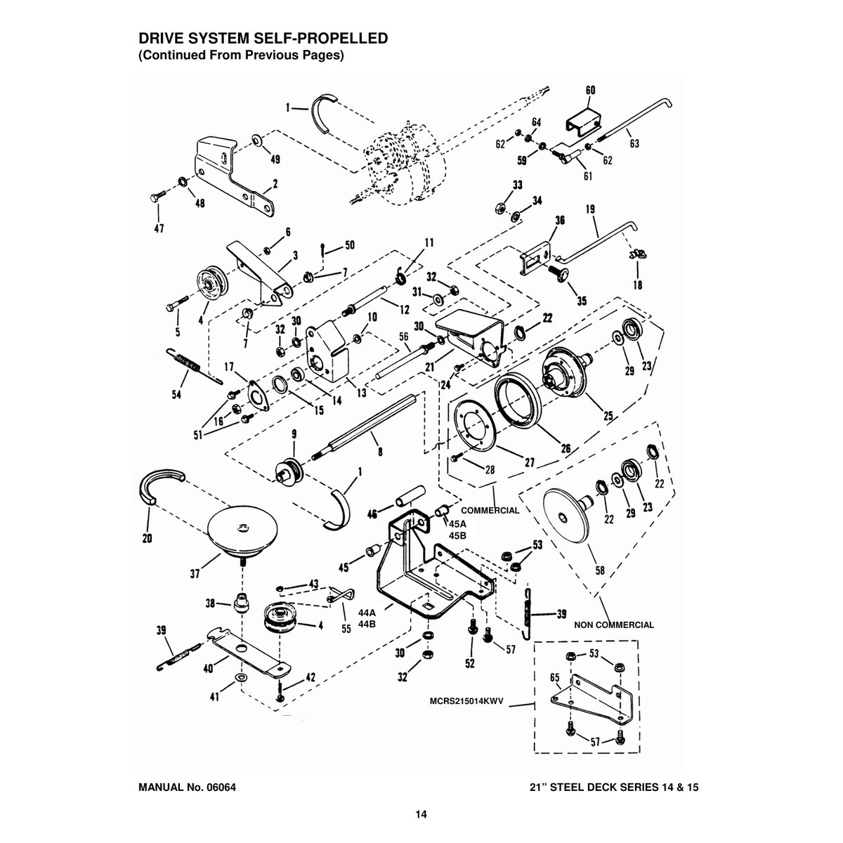 Snapper MR Series 14 & 15 Walk Behind Mower Parts Manual PDF - Image 3