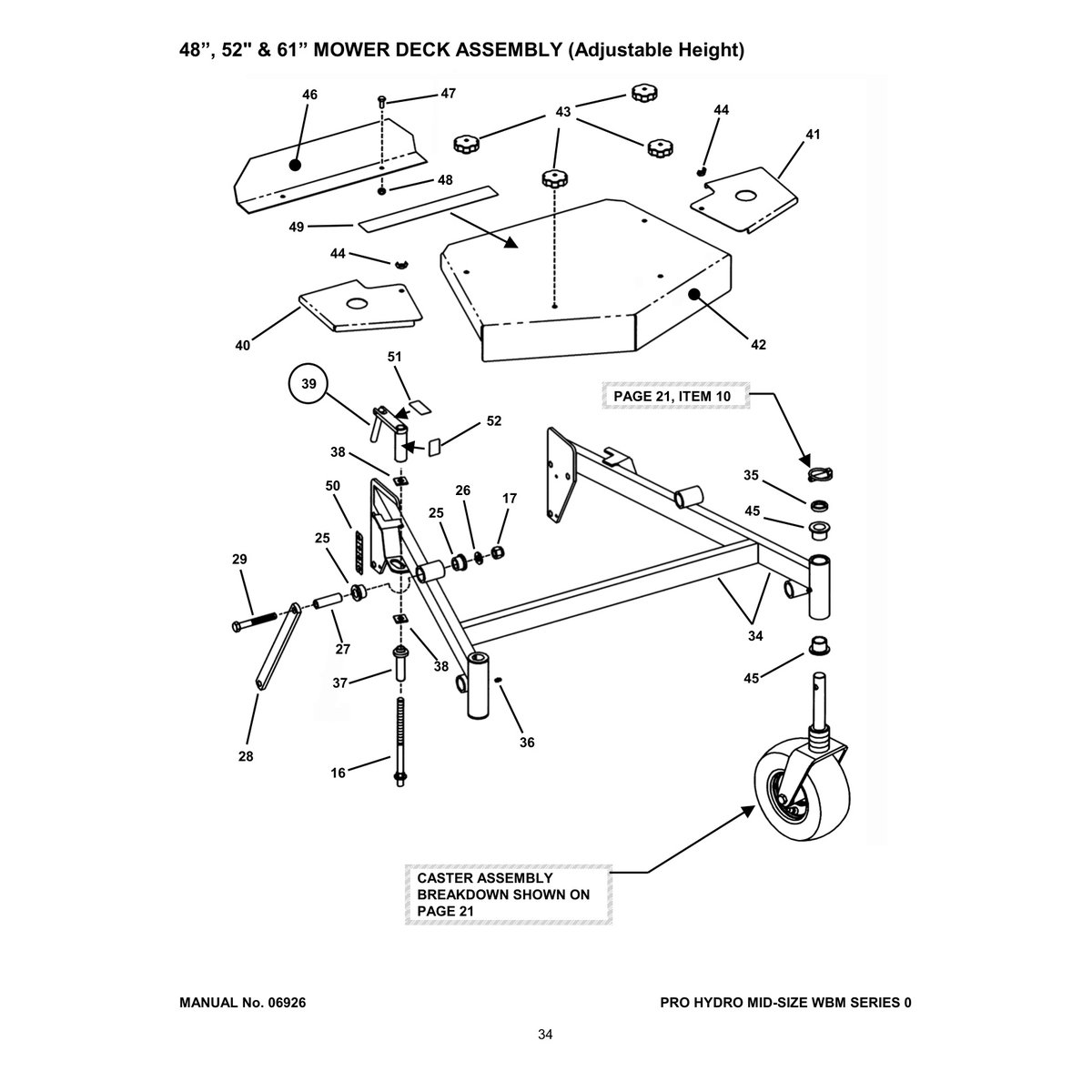 Snapper Pro Hydro Mid-Size Walk Behind Mower Parts Manual PDF - Image 3