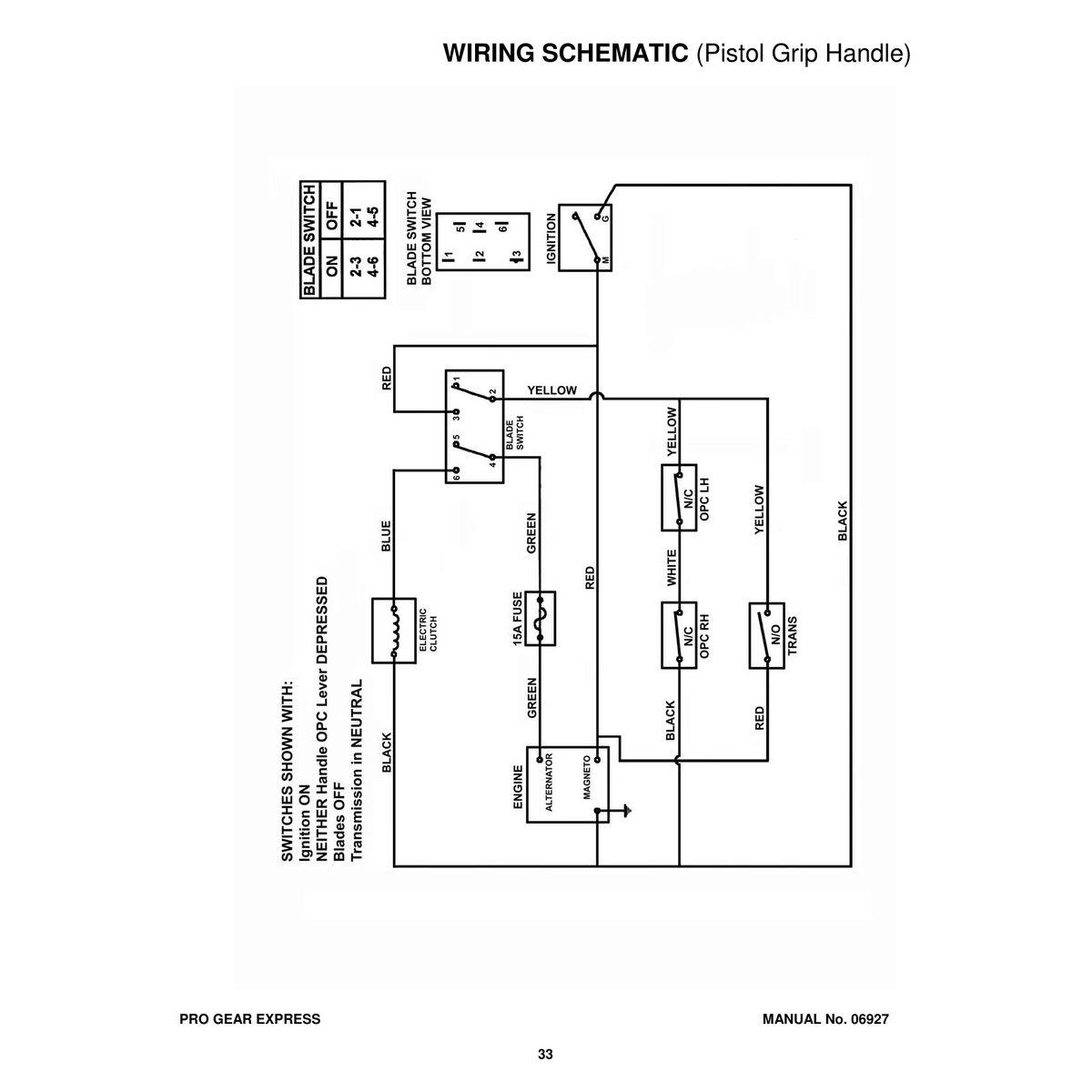 Snapper SPE150KH Pro Gear Express Walk Behind Mower Parts Manual - Image 4