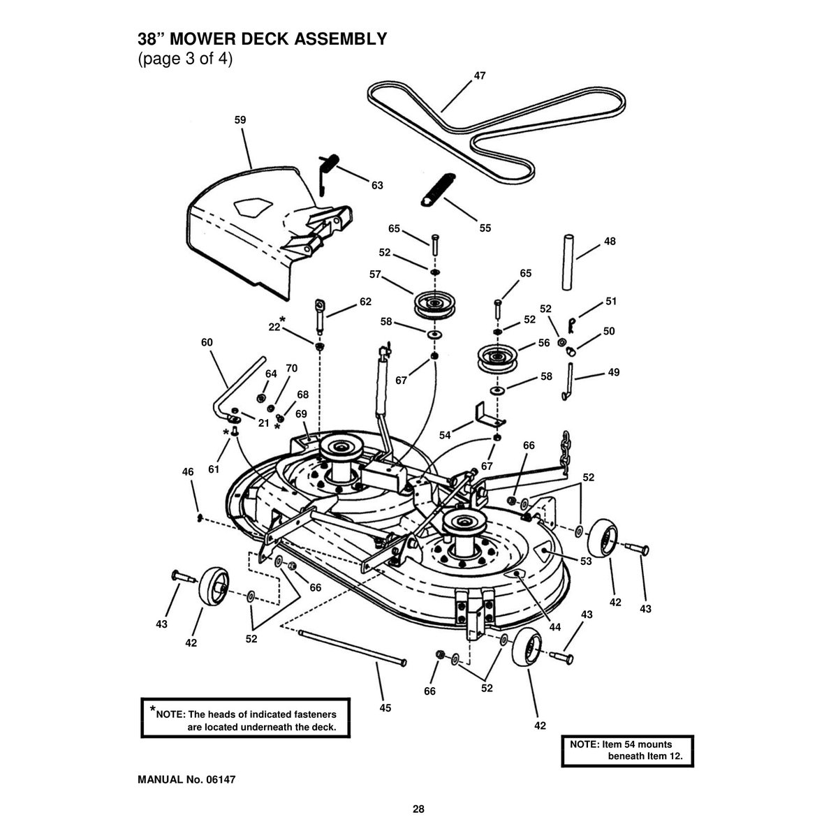 Snapper Yard Cruiser YZ Series 3 & 4 Hydro Drive Parts Manual PDF - Image 3