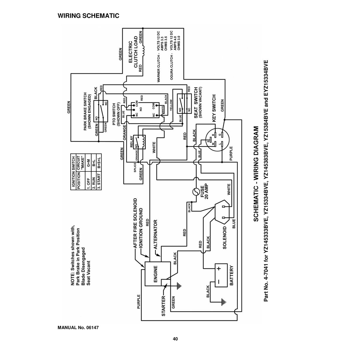 Snapper Yard Cruiser YZ Series 3 & 4 Hydro Drive Parts Manual PDF - Image 4