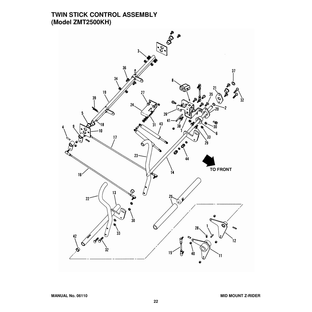 Snapper ZM5203M Mid Mount Z-Rider Zero Turn Mower Parts Manual - Image 3