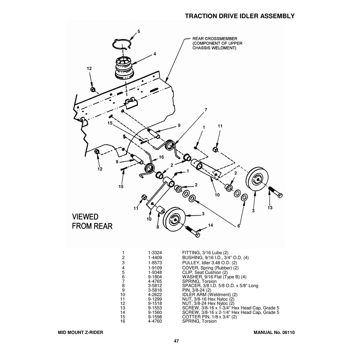 Snapper ZM5203M Mid Mount Z-Rider Zero Turn Mower Parts Manual - Image 5