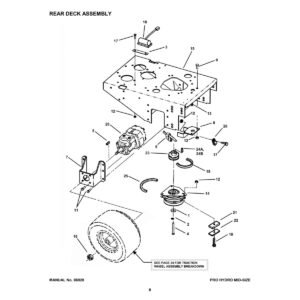 Snapper Pro Hydro SPLH151KH Walk Behind Mower Parts Manual PDF