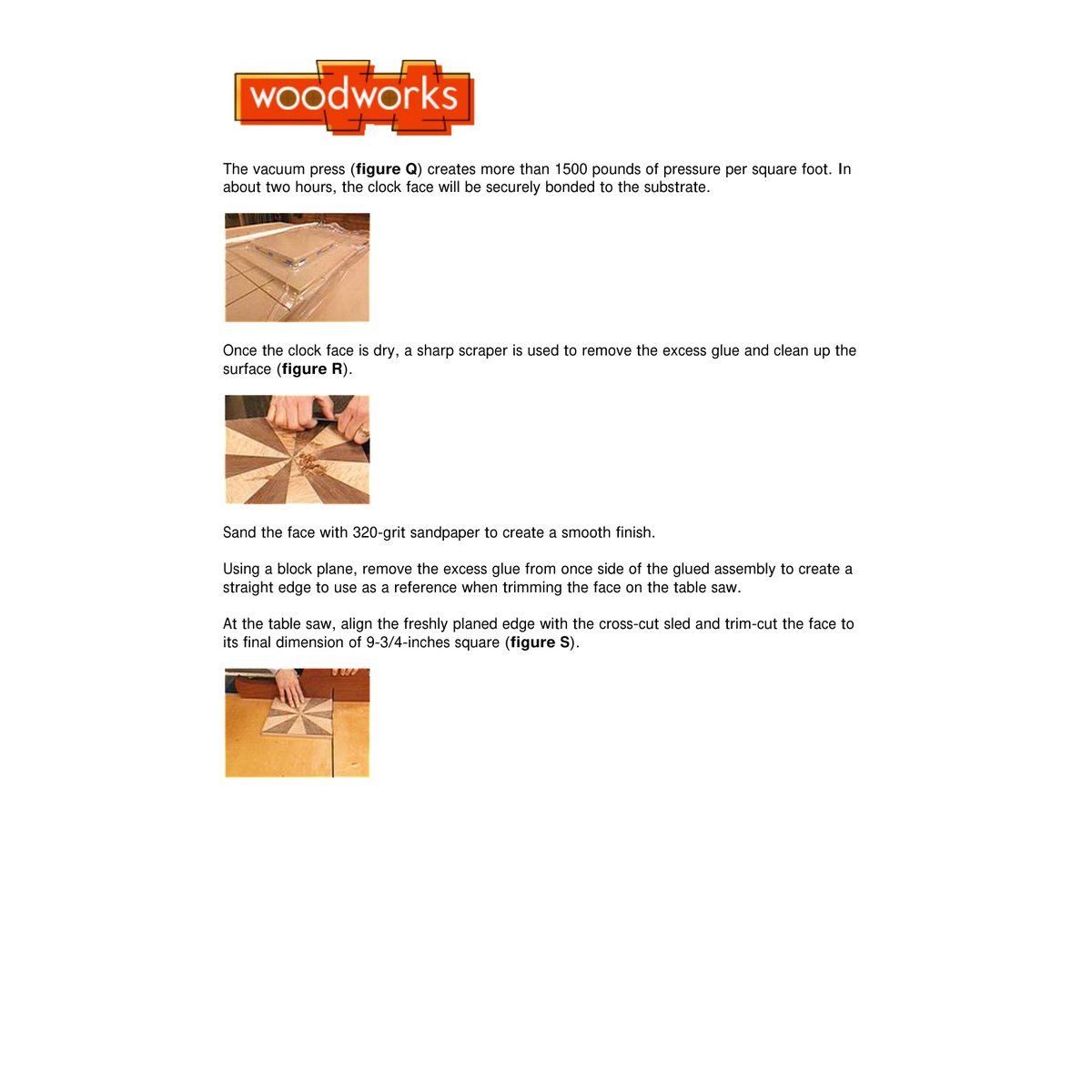 Tabletop Clock Woodworking Plans WWK-307 PDF Project Guide - Image 3