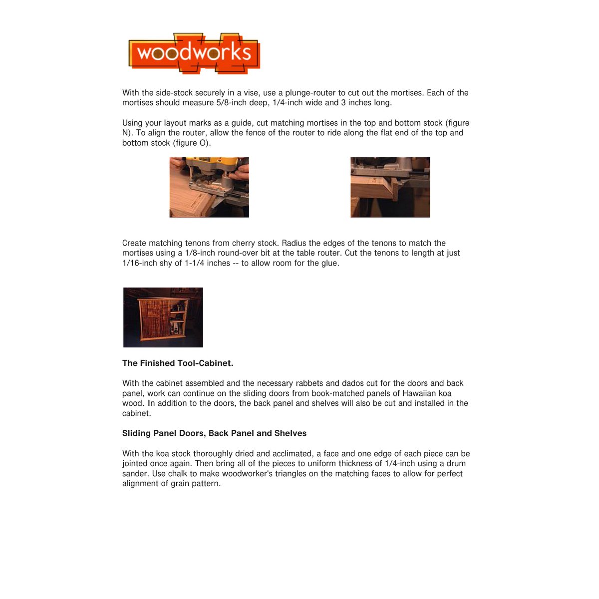 Tool Cabinet WWK-503 Woodworking Plans & Instructions PDF Guide - Image 2
