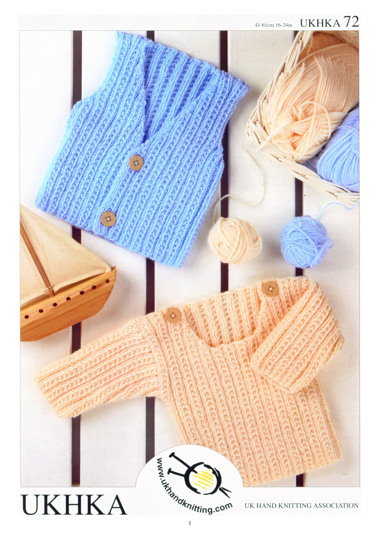 UKHKA 72 Knitting Pattern - Vintage PDF Digital Download - Image 2