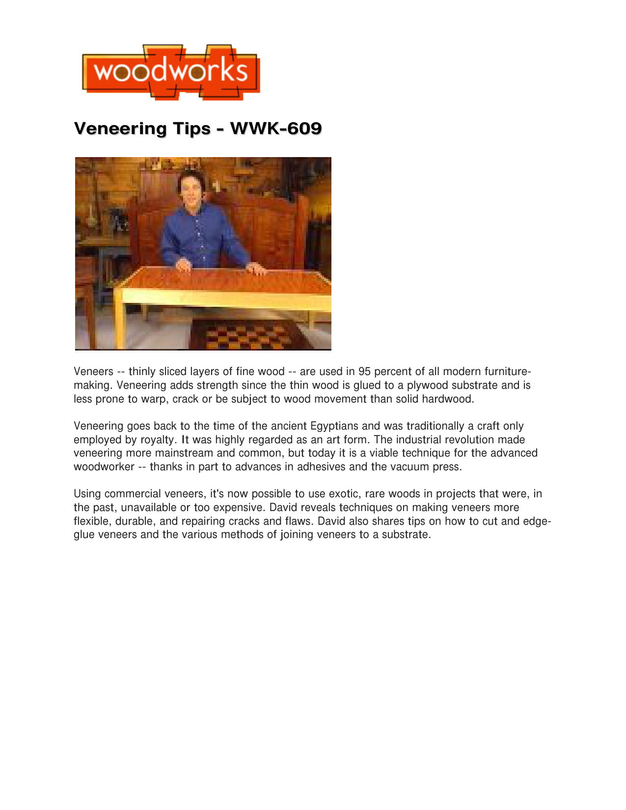 Veneering Tips Woodworking Techniques Guide PDF Manual v1 - Image 2