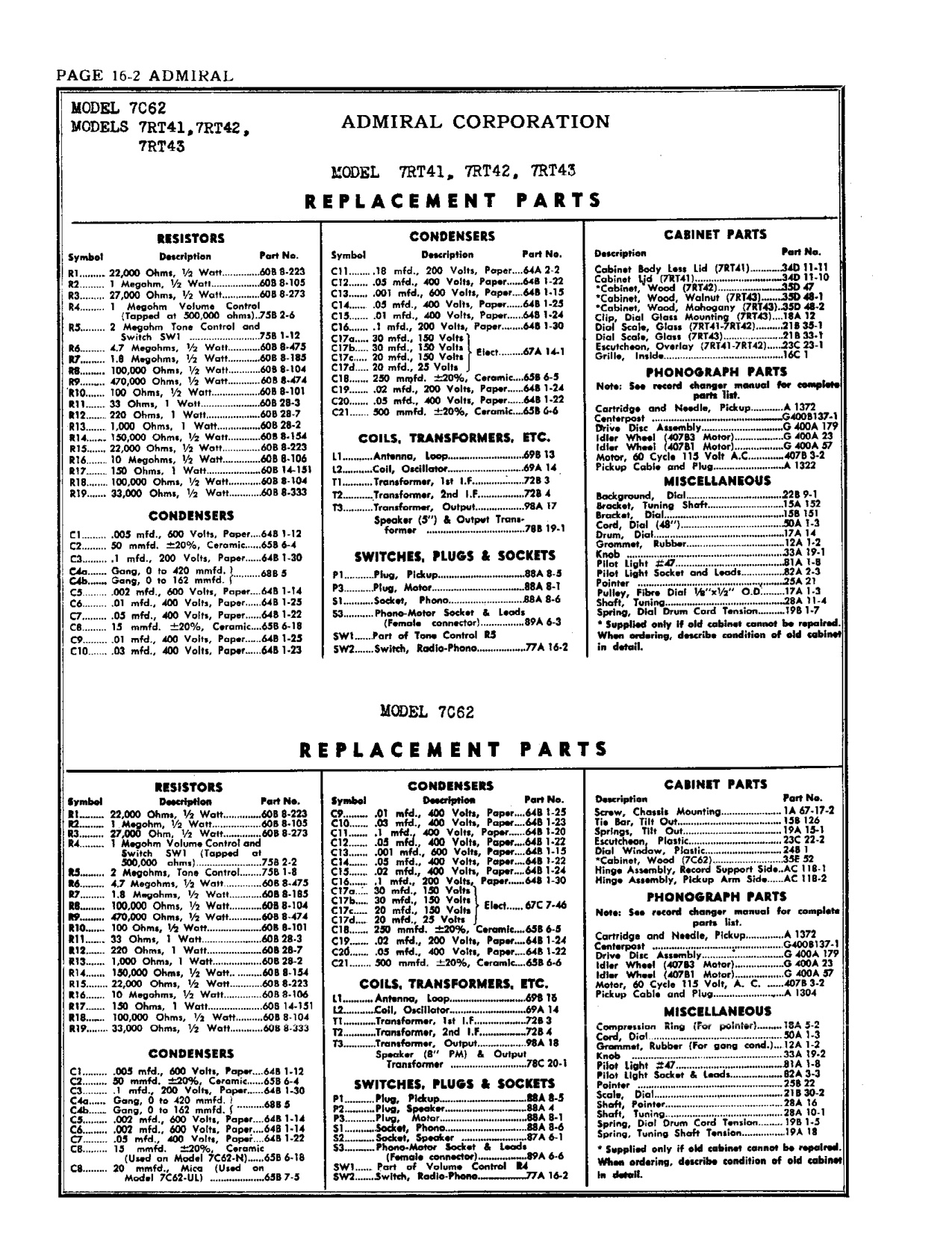 Rider's Perpetual Troubleshooter's Manual Volume 16 (1950) — 754 Pages Vintage Radio & TV Schematics PDF - Image 3